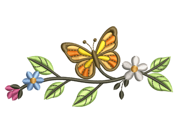 Butterfly Floral Branch Design Review