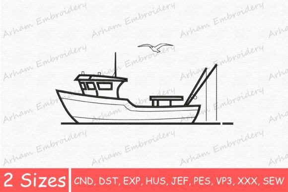 Coastal Fishing Boat: A Seasonal Embroidery Review
