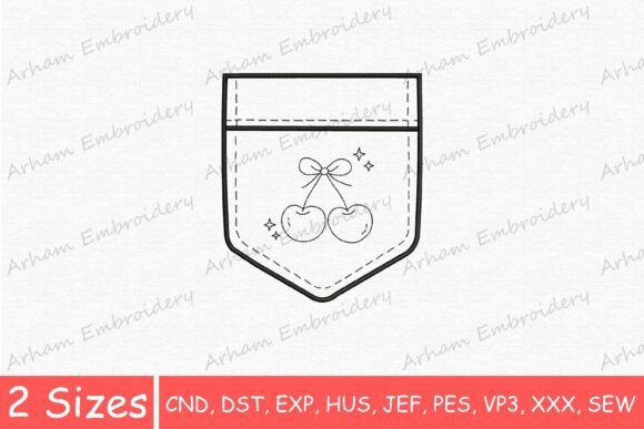 Cute Cherry Pocket: A Boutique Embroidery Review