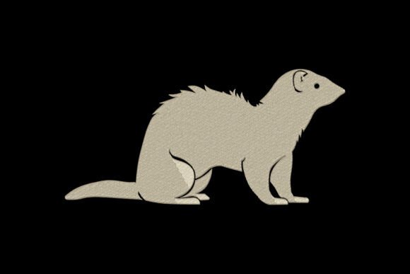 Ferret Silhouette Embroidery Design Review for Sellers