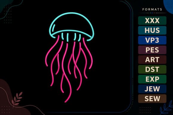 Jellyfish Summer Ocean Embroidery Review