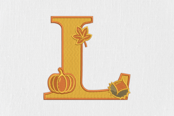 Letter L Autumn Monogram: A Designer Review
