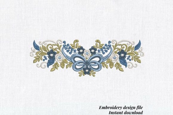 Shabby Chic Floral Bow Blue: A Designer Review