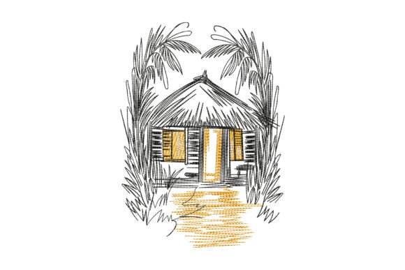 Tropical Beach Hut Embroidery Design Review