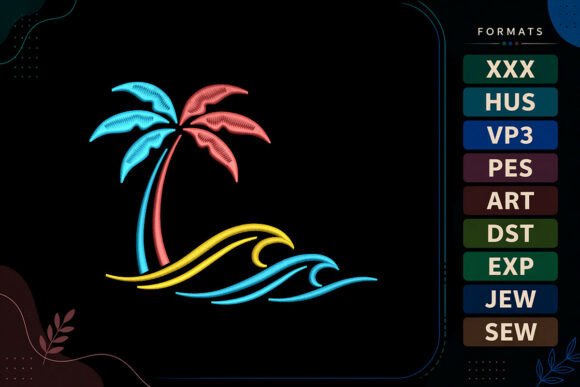 Tropical Summer Palm Waves: A Designer's Review